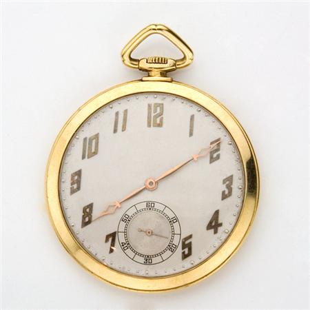 Appraisal: Gold Open Face Pocket Watch C H Meylan Estimate -