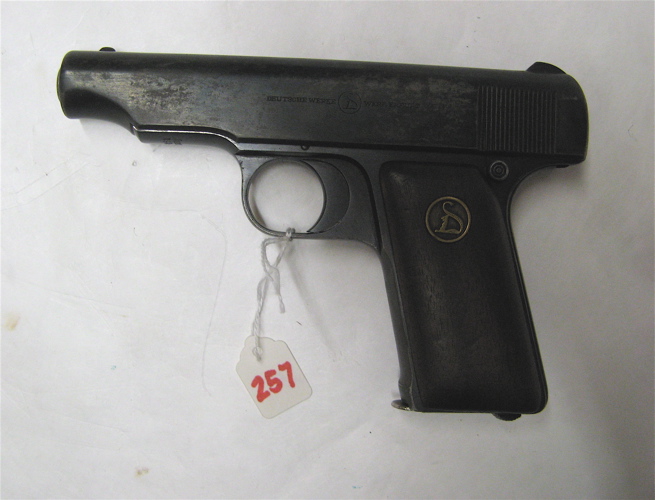 Appraisal: GERMAN ORTGIES POCKET AUTOMATIC MODEL SINGLE ACTION SEMI-AUTO PISTOL mm