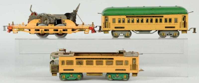 Appraisal: Lot of American Flyer Pocahontas Pieces American Pre-war Standard gauge