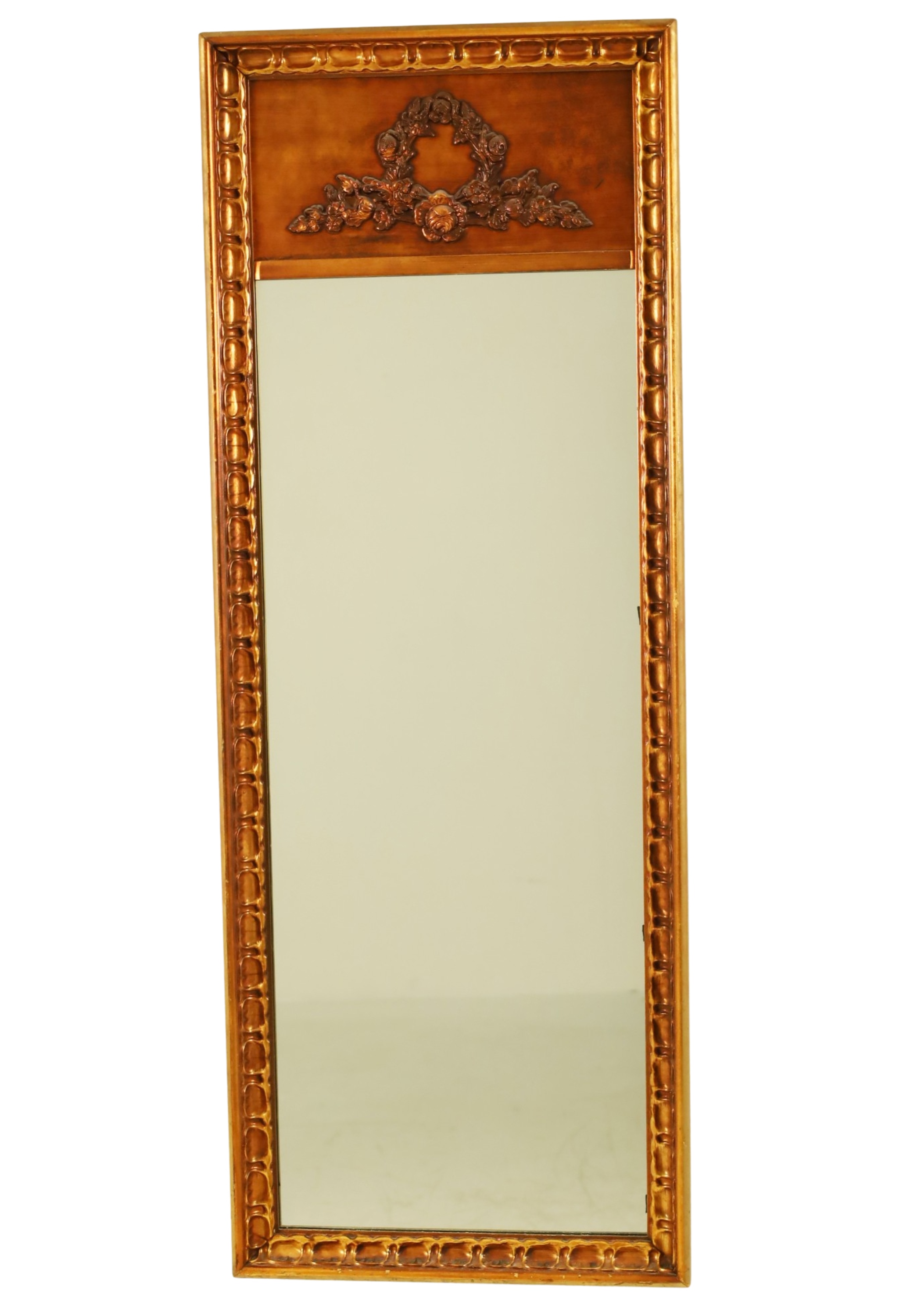 Appraisal: DECORATIVE FRENCH STYLE MIRROR Decorative French style mirror H W