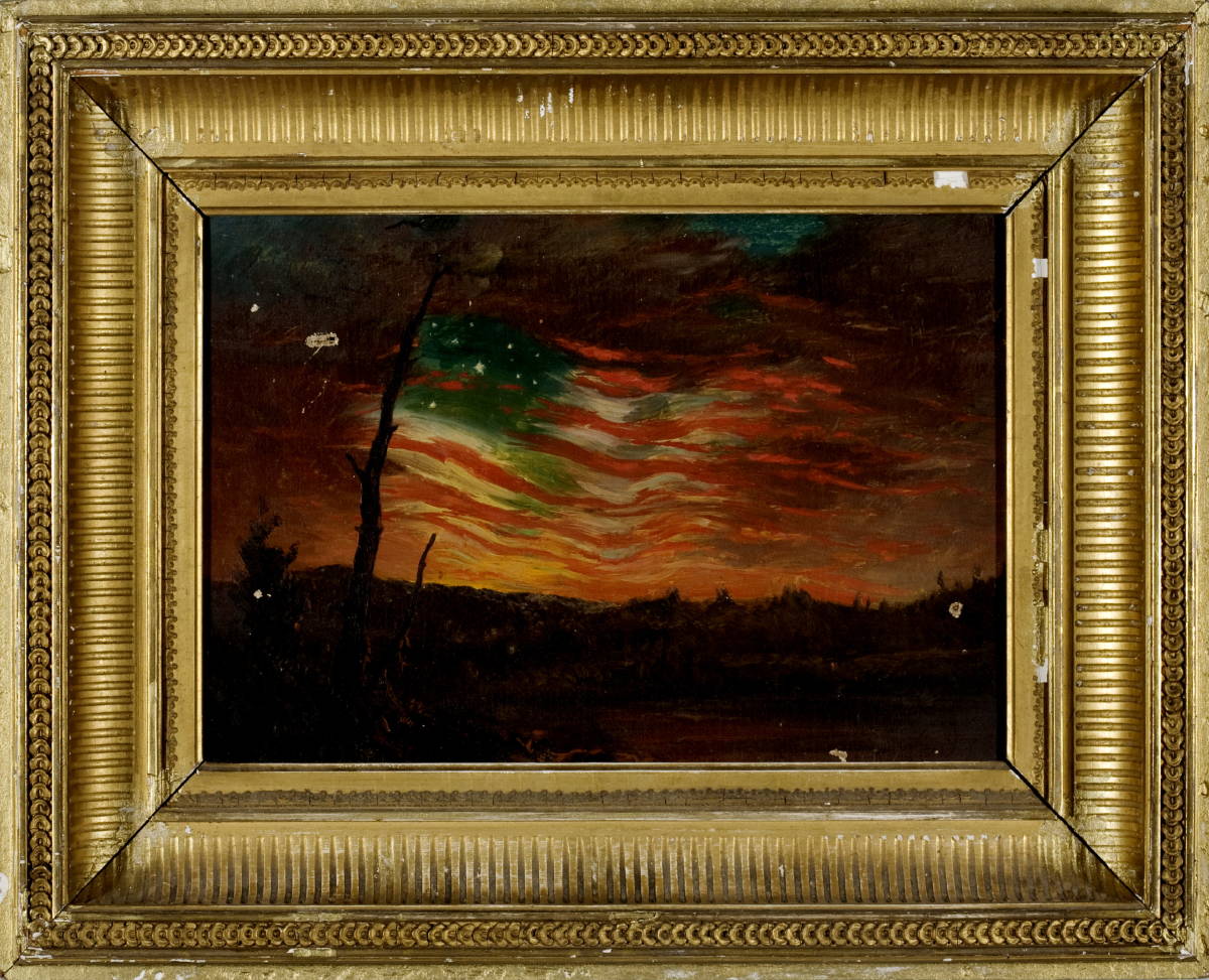 Appraisal: OUR BANNER IN THE SKY CIRCA ATTRIBUTED TO FREDERIC EDWIN