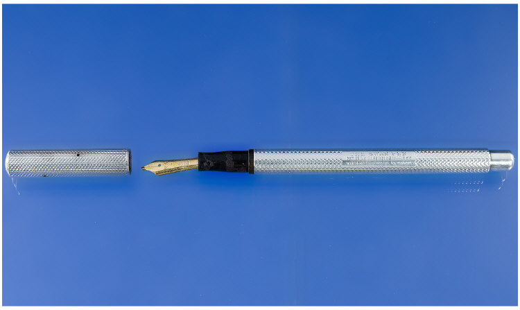 Appraisal: Mabie Todd Silver Eye Dropper C with pipette Under over