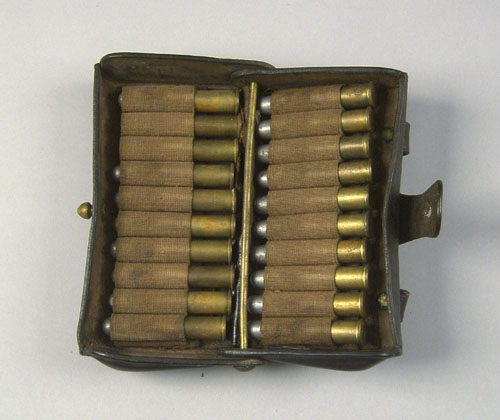 Appraisal: U S leather ammunition case h w