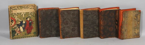 Appraisal: Group of six Japanese books including one 'The Loyal Ronins