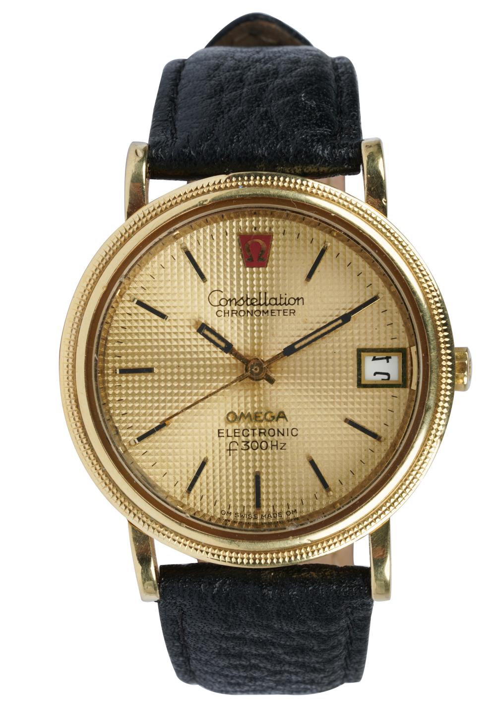 Appraisal: OMEGA KARAT YELLOW GOLD CONSTELLATION CHRONOMETER WATCHsigned 'Constellation Chronometer' below