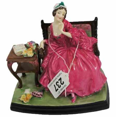 Appraisal: Royal Doulton Figure Theresa HN Hairline Cracks to Base