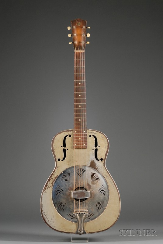 Appraisal: American Resonator Guitar National String Instrument Company c Model Duolia