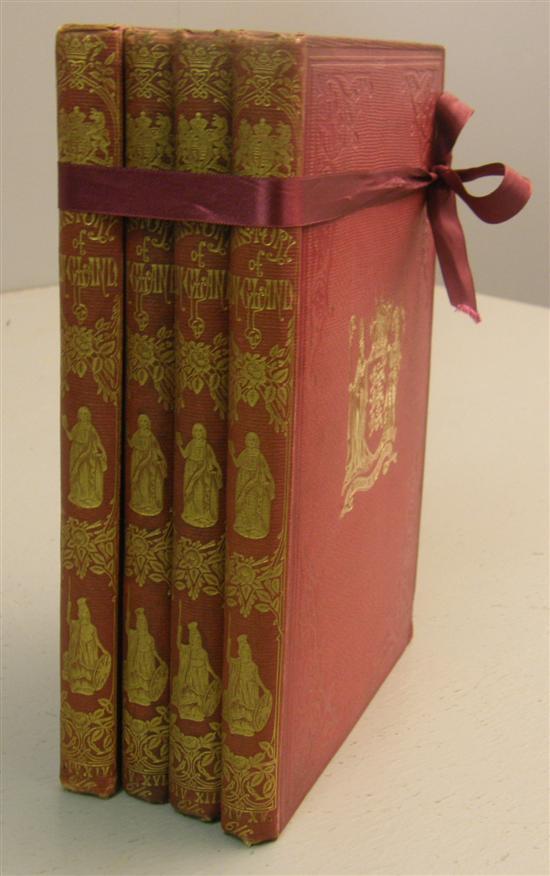 Appraisal: Four volumes of The History of England lacking frontis-piece