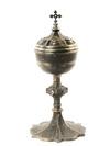 Appraisal: COVERED CHURCH CHALICE - th c Parcel Gilt Gothic Style