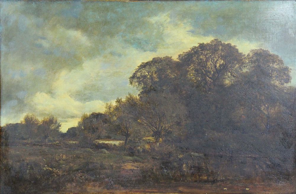 Appraisal: SIDNEY RICHARD PERCY ENGLISH - Oil on Canvas Landscape Signed