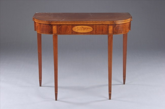 Appraisal: AMERICAN FEDERAL GAMES TABLE Late th early th century Rectangular