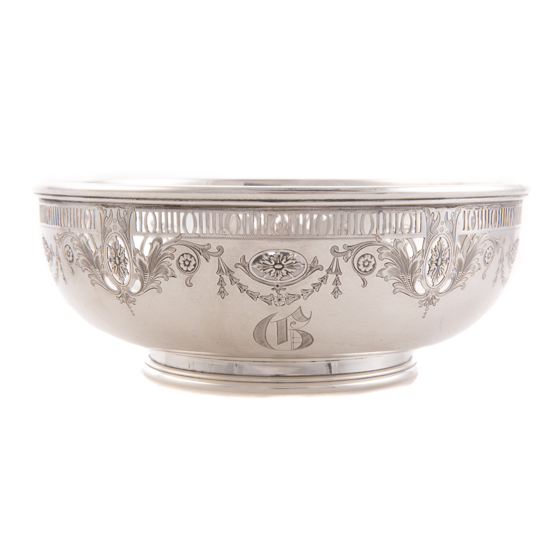 Appraisal: Neoclassical style sterling center bowl by Whiting Mfg Co sterling