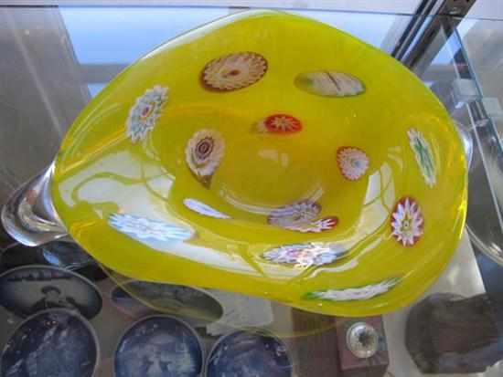 Appraisal: MURANO YELLOW AND CLEAR GLASS BOWL