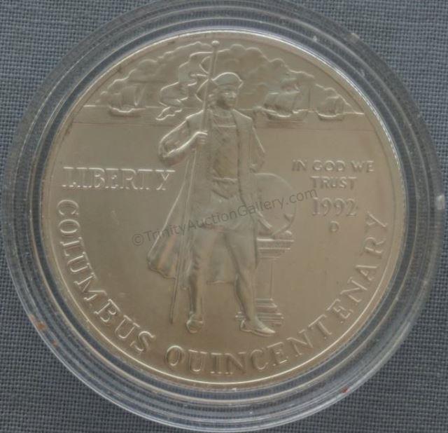 Appraisal: Uncirculated - Commemorates the Christopher Columbus Quincentenary yrs Minted in