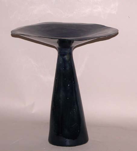 Appraisal: Tall Candleholder Ceramic on Ceramic Caplan Jerry x x inches