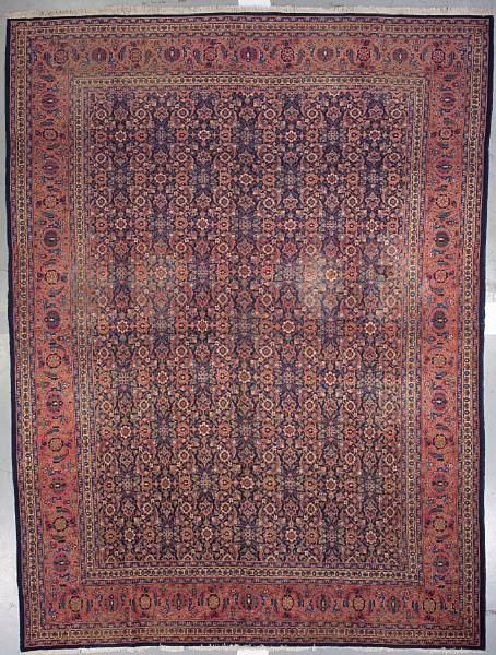 Appraisal: A Tabriz carpet size approximately ft in x ft in