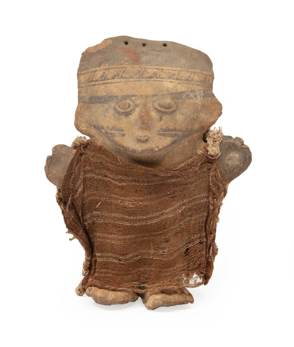 Appraisal: Pre-Columbian Chancay Culture Figure of a Diety - AD Peruvian