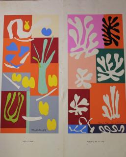 Appraisal: Matisse Fleurs De Neige 'Vegetaux Lithographs Matisse Fleurs De Neige