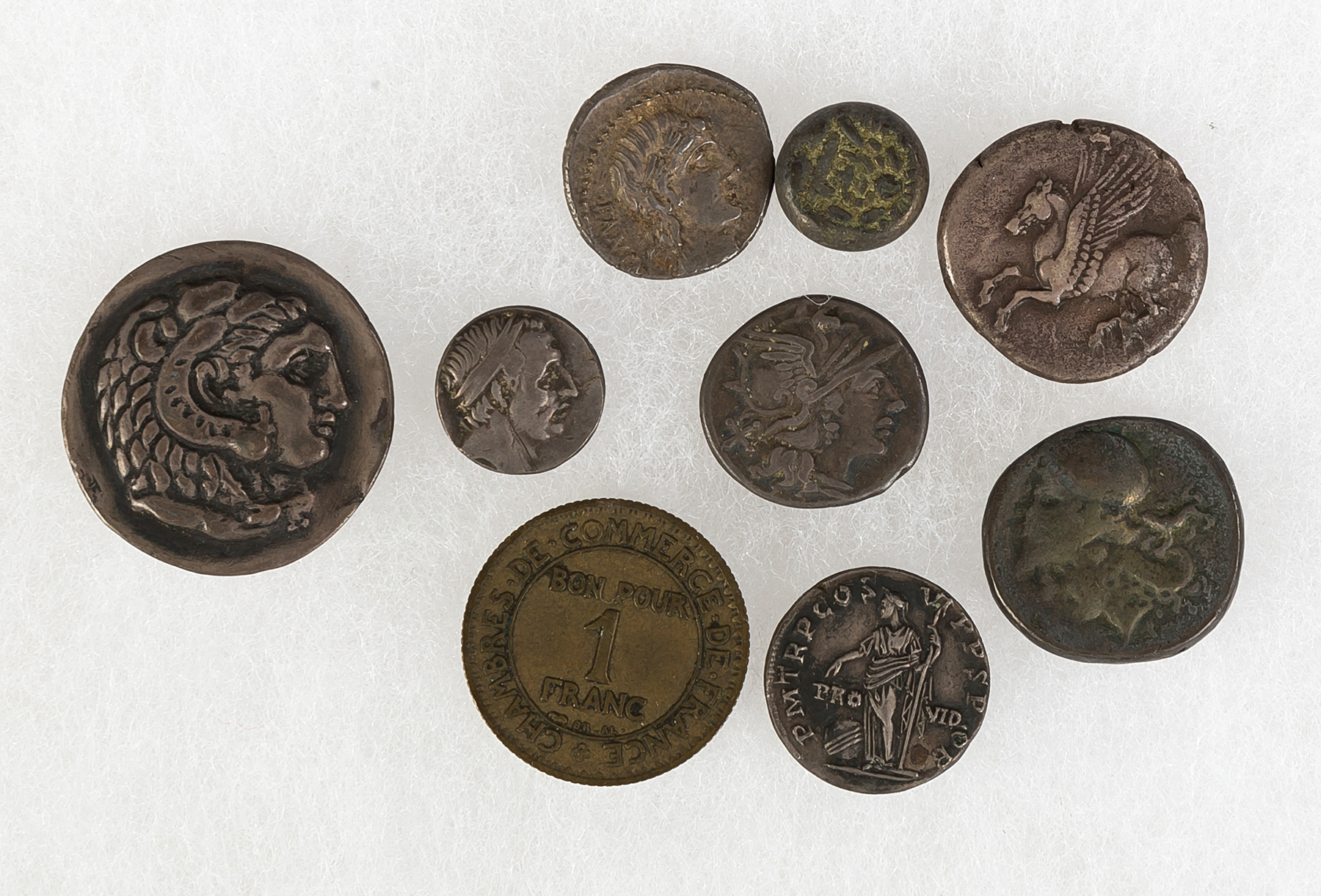 Appraisal: Group of Ancient Coins and Group of German Silver Coins