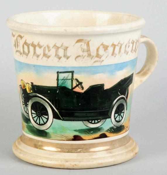 Appraisal: Automobile Shaving Mug Gilt name Loren Agnew Stamped T R