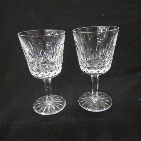 Appraisal: Waterford Lismore Crystal Port Wine Glasses excellent