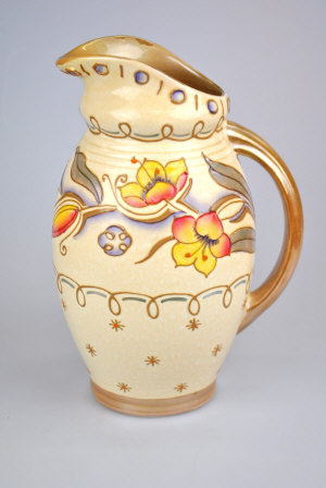 Appraisal: Charlotte Rhead Bursley Ware jug patt T L designed by