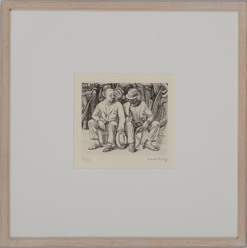 Appraisal: Isabel Bishop - At the Base of the Flagpole Etching