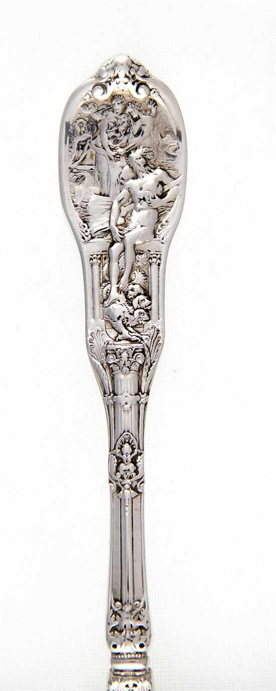 Appraisal: Gorham Mythologique pattern sterling flatware Rhode island circa comprising hollow