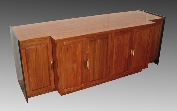 Appraisal: PRICE CABINETS MILLWORK CUSTOM ROSEWOOD CREDENZA SIDEBOARD Six door low