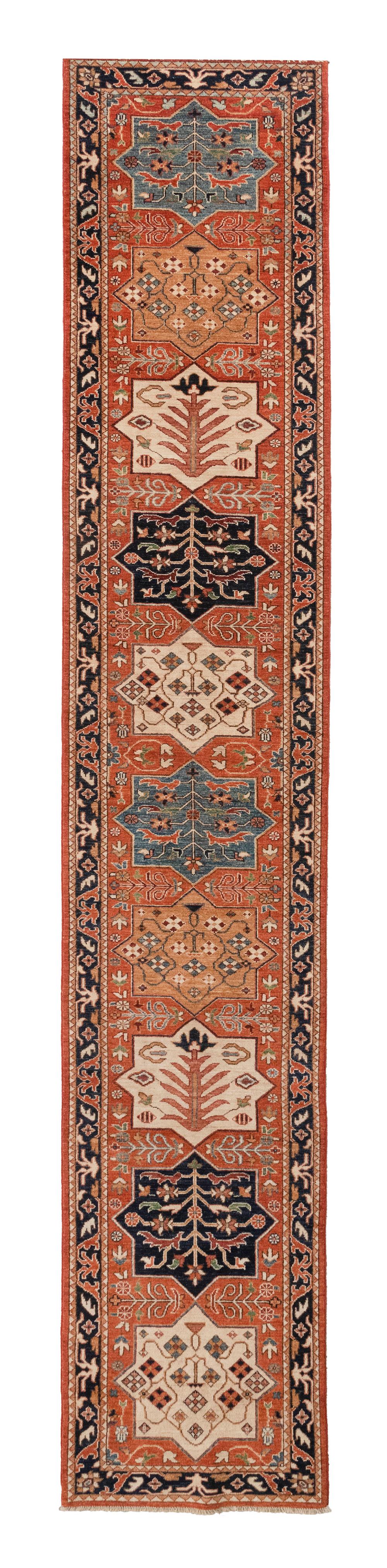 Appraisal: PESHAWAR RUG IN KARAJA DESIGN X ST CENTURYPESHAWAR RUG IN