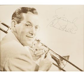 Appraisal: Glenn Miller signed autographed x photograph with pen and ink