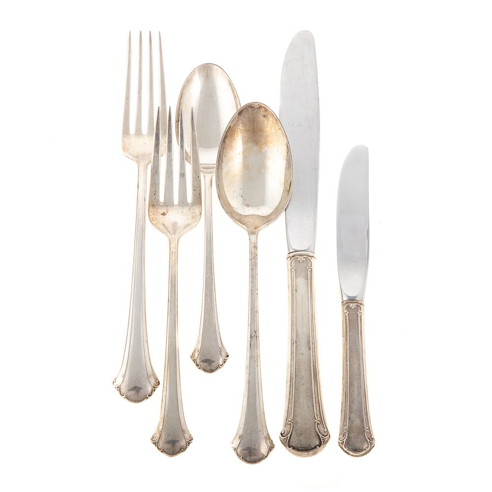 Appraisal: Towle Sterling Silver Chippendale Flatware Svc service for twelve including