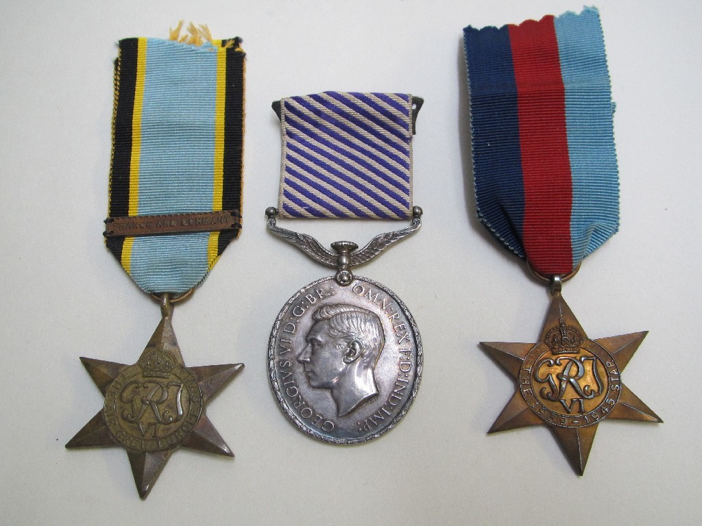 Appraisal: A George VI D F M group of medals comprising