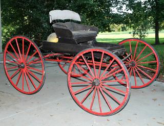 Appraisal: Vintage Doctor's Buggy with original and old paint Vintage Doctor's