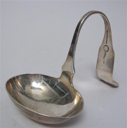 Appraisal: Silver soup ladle curry preston philadelphia circa oz