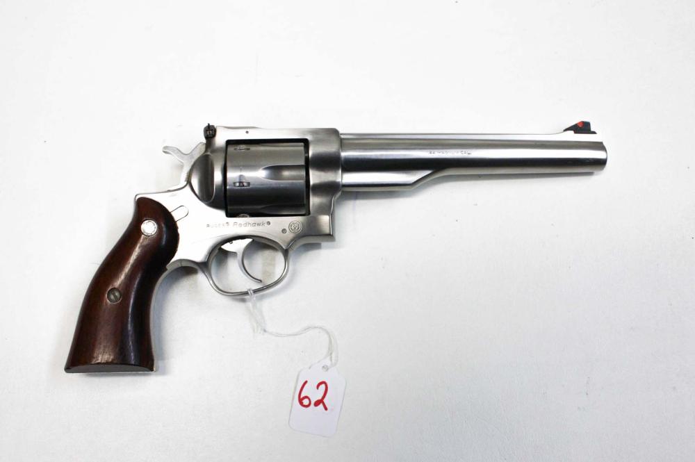 Appraisal: RUGER REDHAWK DOUBLE ACTION REVOLVER magnum caliber barrel stainless finish