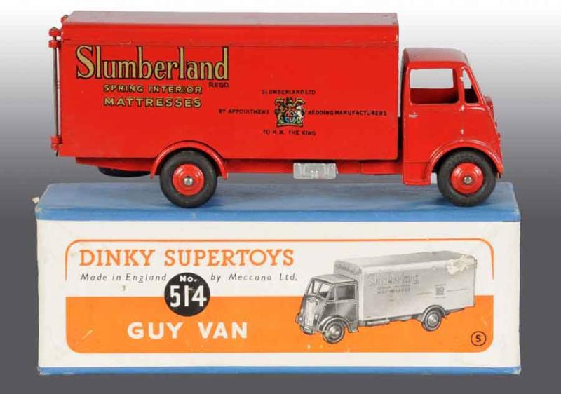 Appraisal: Dinky Toys Die-Cast No Slumberland Guy Van Description Marked Slumberland