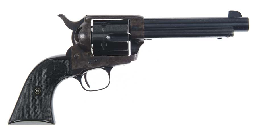 Appraisal: COLT SGL ACTION ARMY REVOLVER Cal WCF - SN Blue