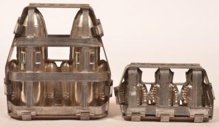 Appraisal: Two Rare Vintage Chocolate Molds Space ship and Astronauts Largest