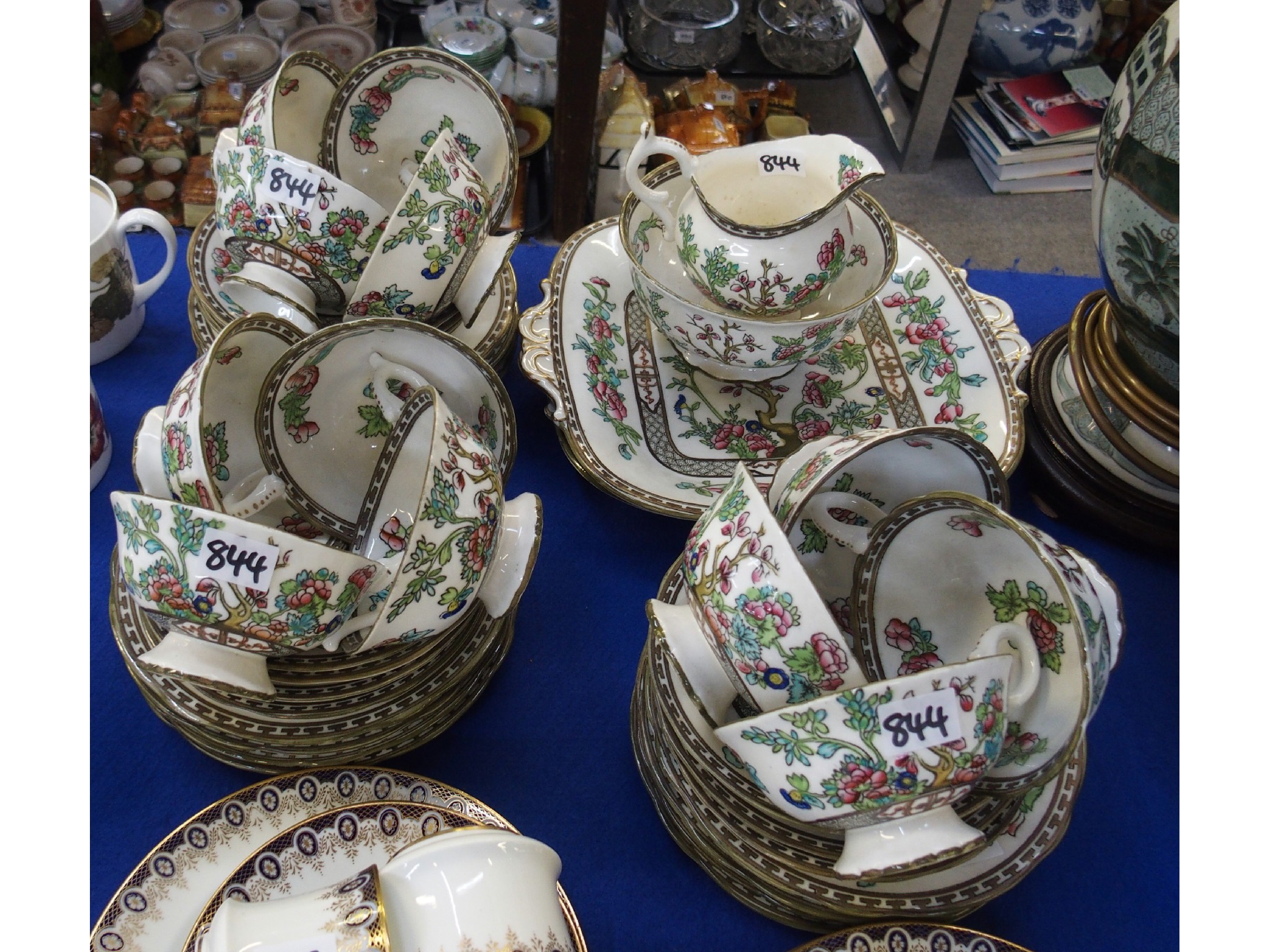 Appraisal: A Coalport Indian Tree pattern twelve setting teaset