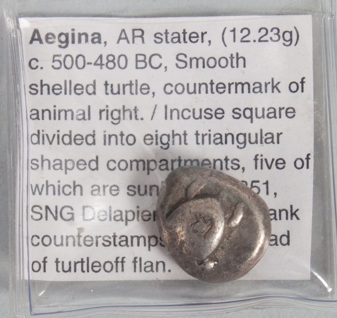 Appraisal: Ancient Coin Silver stater of Aegina c - B C