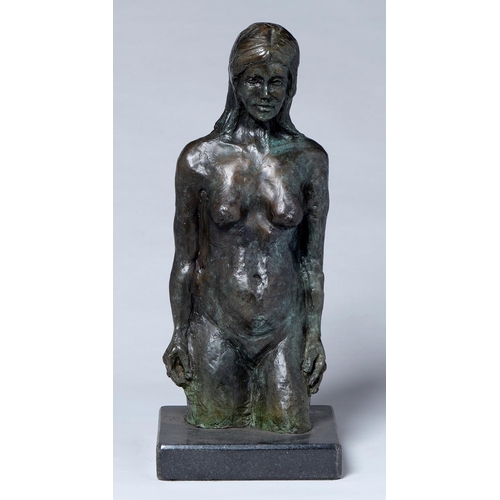 Appraisal: Peter James Wild - - Standing Female Nude bronze green