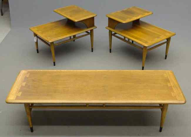 Appraisal: Lot Lane ''Aclaim'' series Mid Century tables