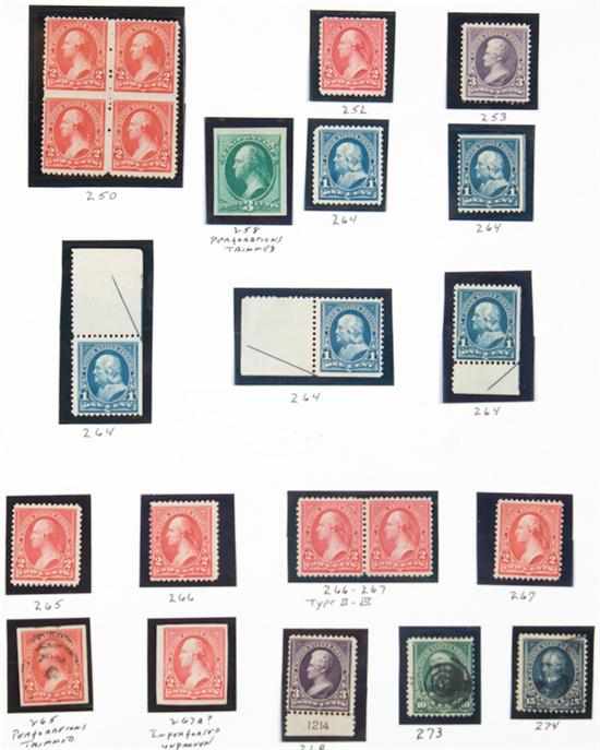 Appraisal: Selection of definitive stamps - ' Scott - including rare