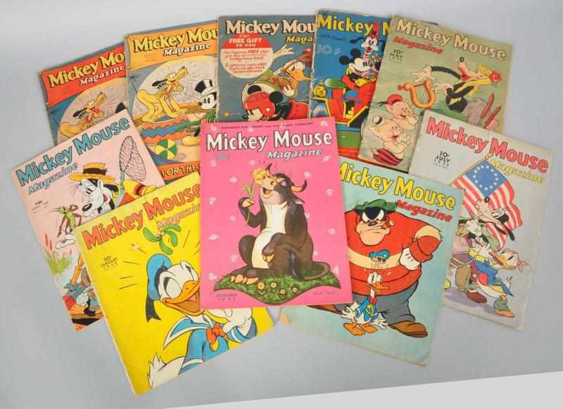 Appraisal: Lot of Walt Disney Character Magazines Description Circa s Magazines