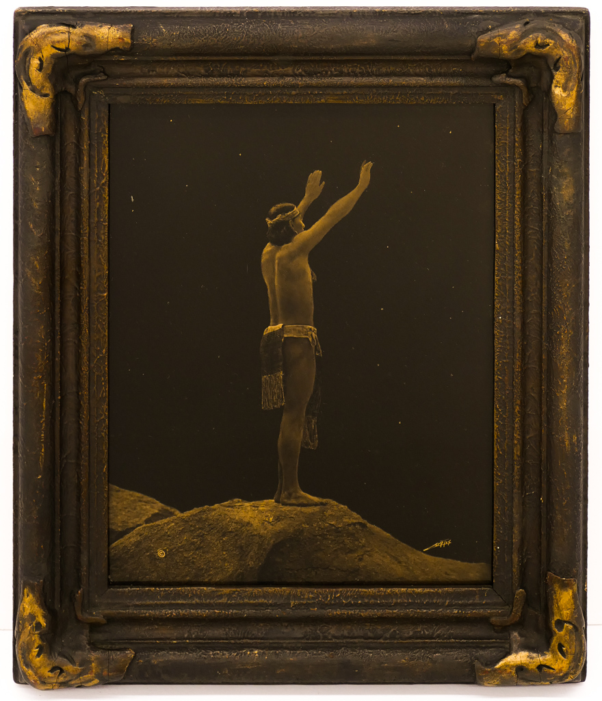 Appraisal: Edward Curtis - Washington ''Prayer to the Stars'' Orotone ''x