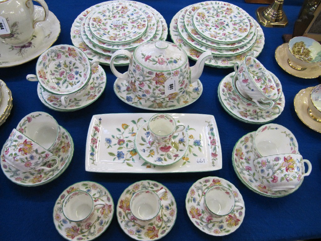 Appraisal: Minton Haddon Hall four setting tea and dinner set