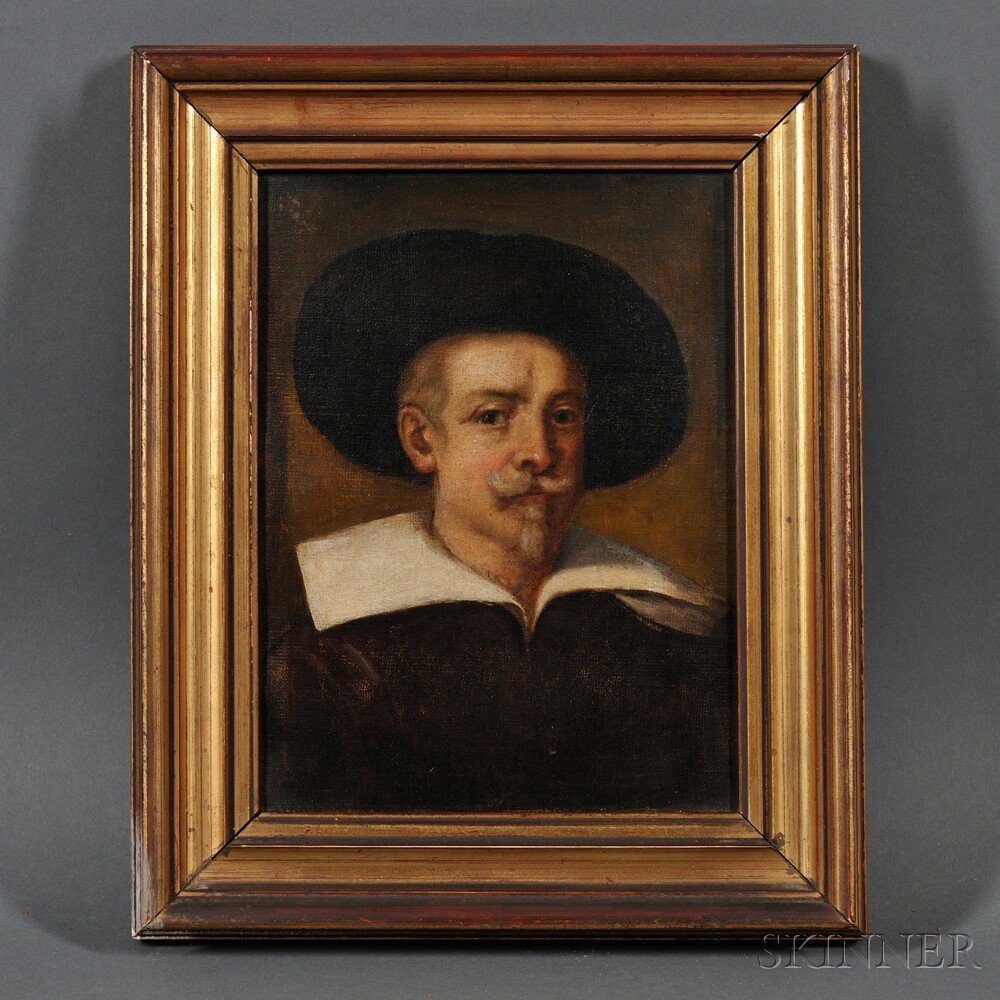 Appraisal: Dutch School th Century Portrait of a Man in a