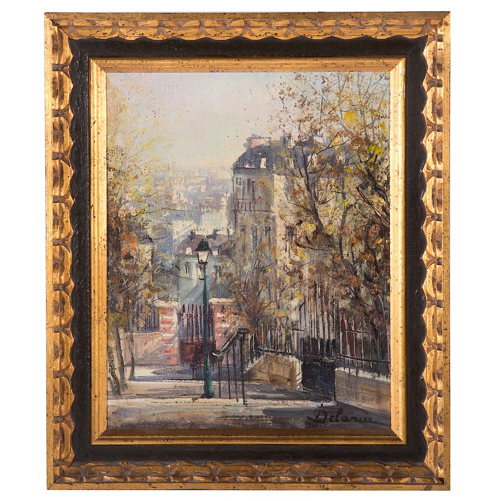 Appraisal: Lucien Delarue View from Montmartre Paris French - Oil on