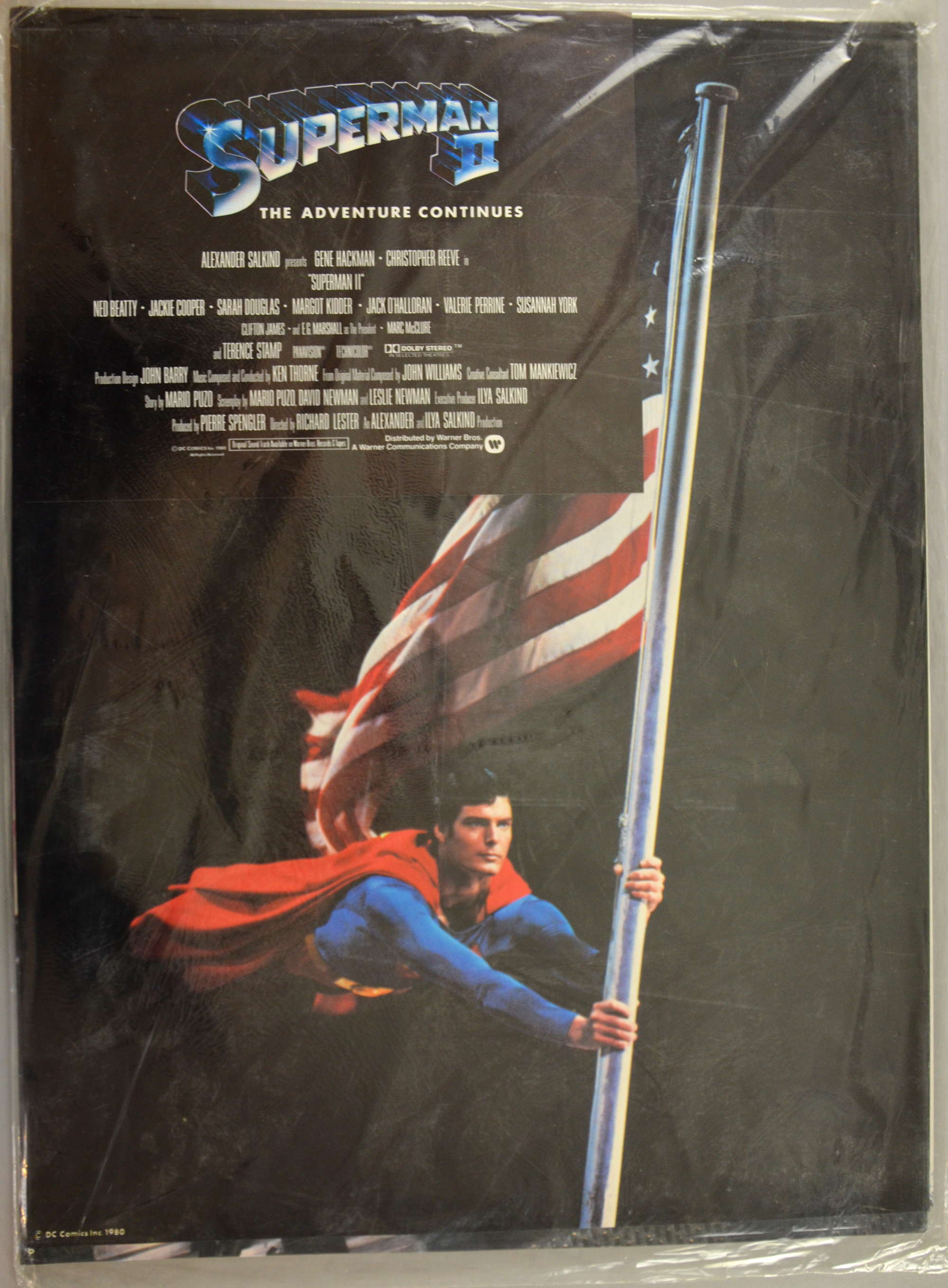 Appraisal: Superman II Large lobby card set starring Christopher Reeve x